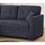 Canapé-lit modulaire, bleu foncé