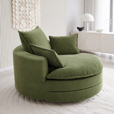 360° Swivel Sofa Chair Accent Barrel Chair
