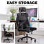 Tunney Ergonomic Height-Adjustable Mesh Office Chair with Headrest-696389716