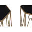Cockrell Glass Top Drum Side Table Set