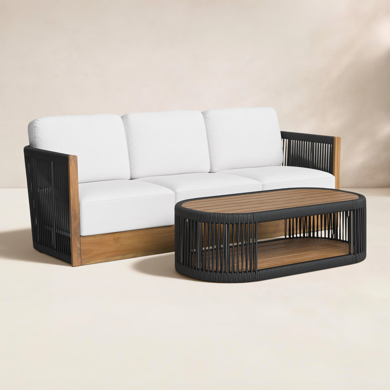 Aniston 3-Person Sunbrella® Patio Seating Group