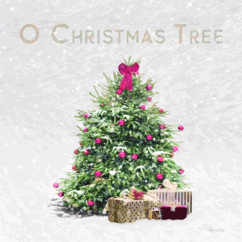O Christmas Tree, H 12 po x l 12 po