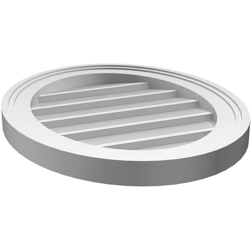 Vent à pignon vertical en uréthane non-fonctionnel, H 20 po x l 16 po x P 1,5 po