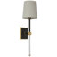 Julie Neill Lucia 21" Cordless Sconce with Linen Shade-2105074077