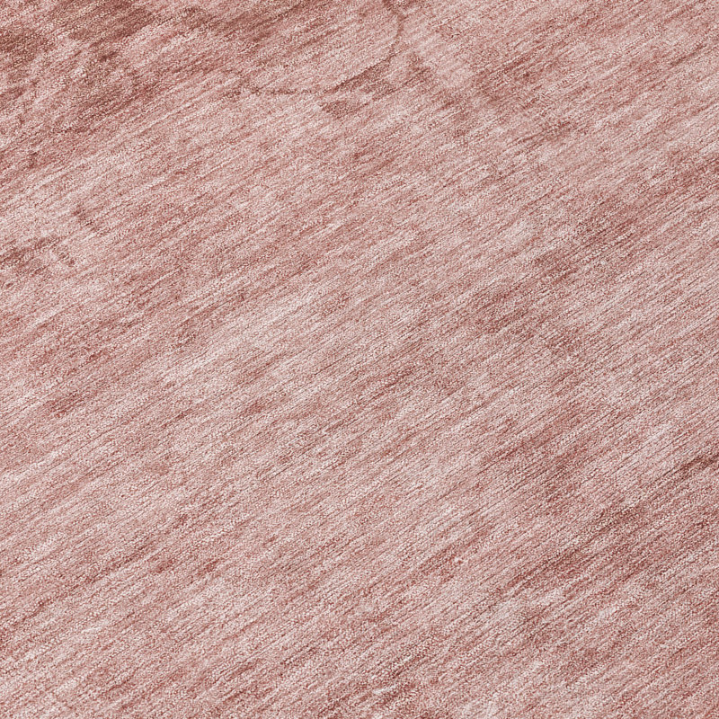 Tapis rosé intérieur / extérieur lavable à la machine Claudian ACN1647, Rectangle 2 pi 6 po x 3 pi 10 po