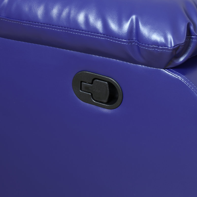 Ashworth 82'' Faux Leather Reclining Loveseat
