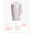 Tall Planter Set of 2 Round Tapered Plant Pots 21 in for Outdoor Indoor