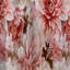 Rideau floral avec œillets roses et blancs - 1 panneau de velours obscurcissant - 1 panneau-95458468