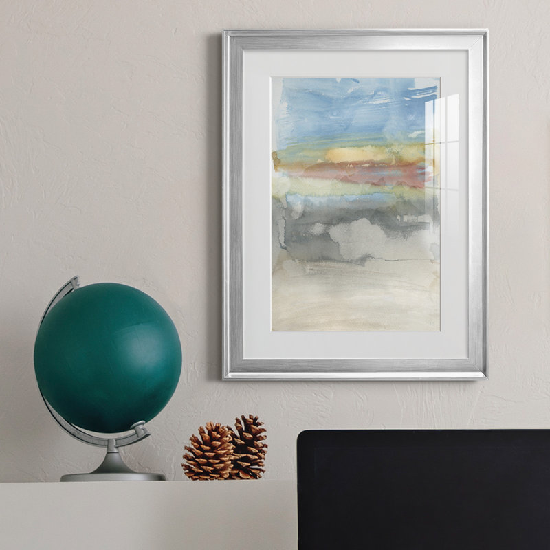 High Desert Sunset I - peinture encadrée, H 18,5 po x l 24,5 po x P 1,5 po, Argent