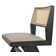 Pierre J Half Wicker in Solid Ash Black