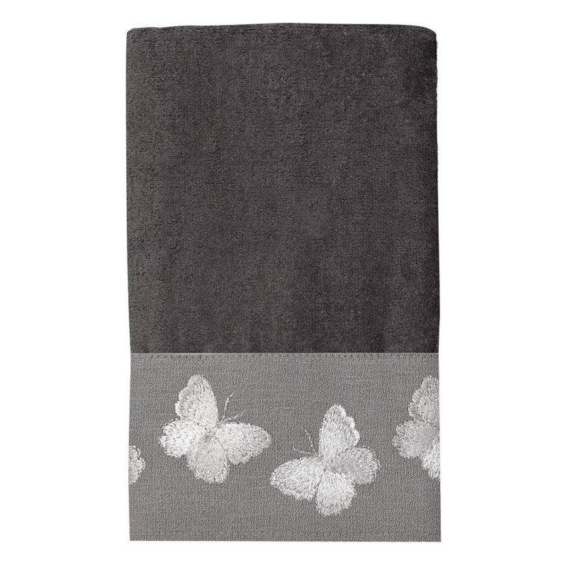 Hamm 100% Cotton Midweight Hand Towel, Gray