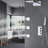 22.36*10.63" Thermostatic Shower System, Wall Mounted 4 Function Luxury Rainfall & Waterfall Shower Head with Handheld Spray and 3 Body Jets with Rough-in Valve-69217974