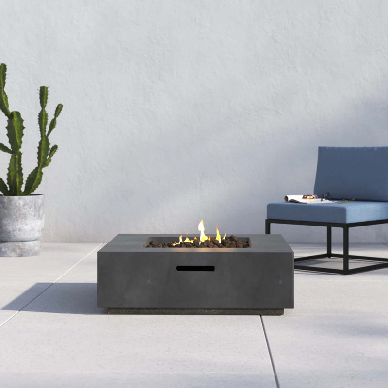 Concrete Outdoor Fire Pit Table
