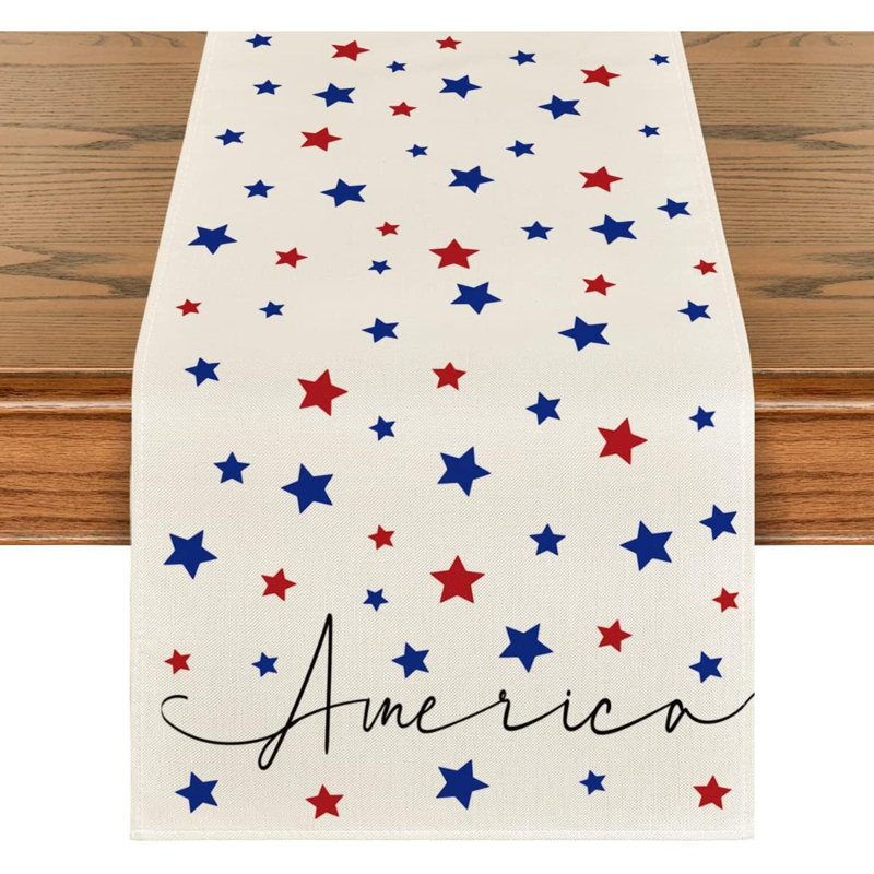 Table Runner, Kitchen Dining Table Decoration For Home Party Decor, 13" W x 108" L, Beige