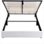 Lit plateforme tapissier pour adolescent avec système de rangement hydraulique-1297944589-1297944590