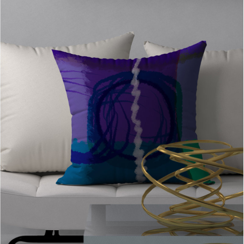  Housse et insert de coussin carré Energy Fun, H 24 po x l 24 po