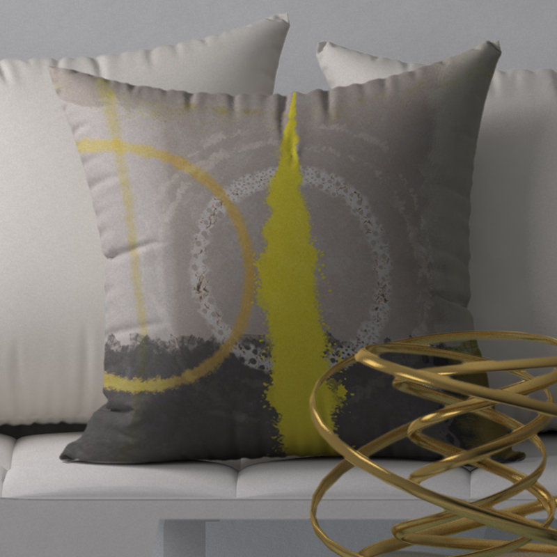 Reversible Throw Pillow, 24" x 24"