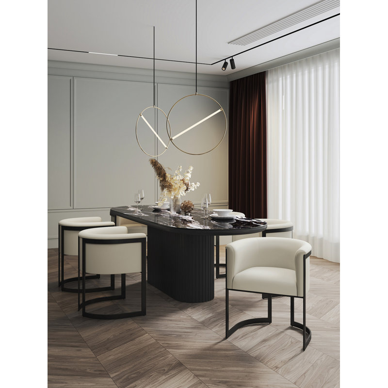 Chaise en cuir Corso