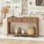 Console de 47,2 po avec 2 tiroirs, table de canapé en bois pour le couloir d'entrée du salon-937068444