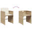 Ensemble de 16 chaises de patio Vidaxl Beige, noir, blanc crème