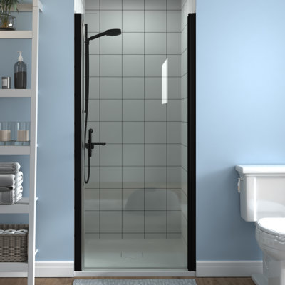 34-35.5 in.W x 72 in.H Pivot Frameless Glass Shower Door