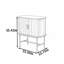 Armoire de rangement à porte enroulable-358013342