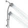 4.7" 8 Spary Settings Rain Multi Function Dual Shower Head