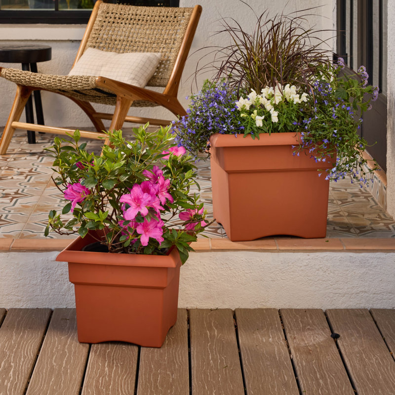 Boîte à fleurs Reiner, Terracotta, H 11,25 po x l 14 po x P 14 po, 1