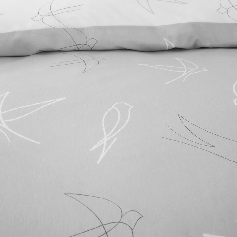Linear Duvet Cover Set, 135 x 200cm Duvet Cover + 1 Pillowcase