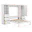 Grand lit escamotable avec placard, tiroirs et tablettes-397382864