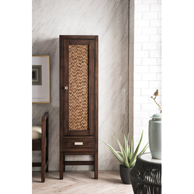 Addison 14.9" W x 55.6" H x 11.9" D Free-Standing Bathroom Storage Furniture Set
