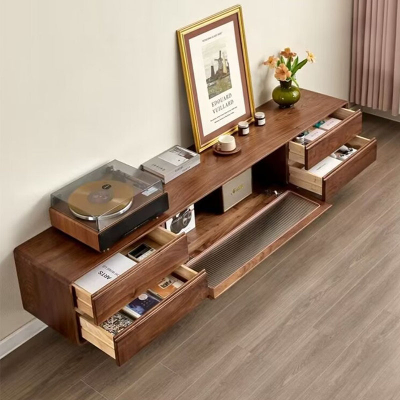 Nordic style simple retro TV cabinet, 62.99"
