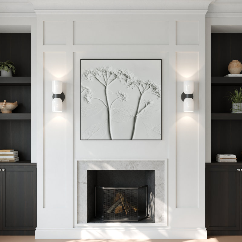Alaisha 2-Lights Wall Light, Black