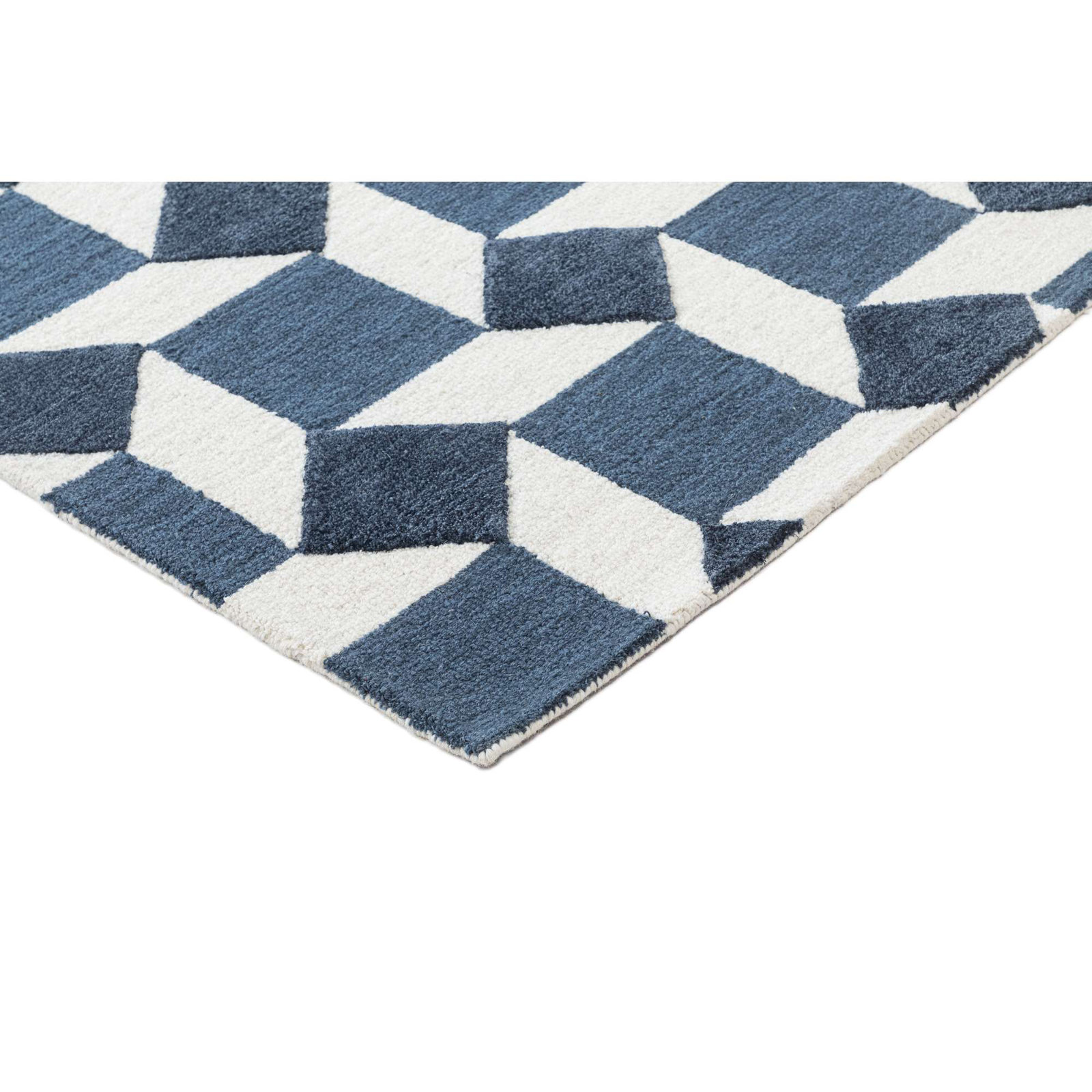 Magnusson Hand-Tufted Geometric Wool Rug, Rectangle 2' x 3'