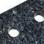 Comptoir de meuble-lavabo en granite bleu 37 pouces avec lavabo et dosseret-119457709