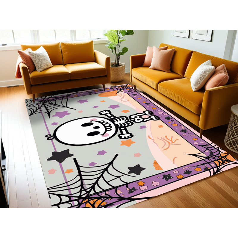 Tapis de Noël lavable The Holiday Aisle®, Tapis de couloir 2 pi x 4 pi