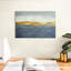 Linear Gold On Blue-109381036