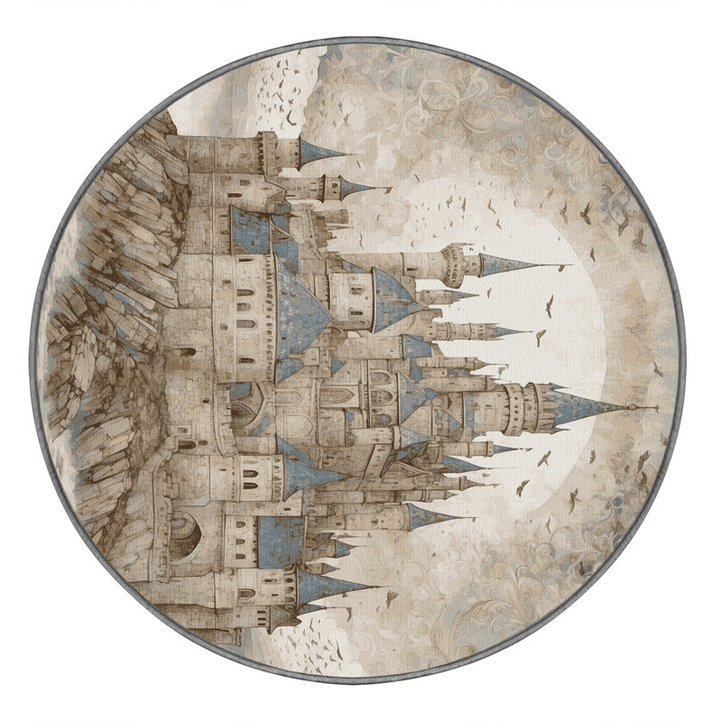 Eagle's Perch Rug, Round 7'