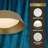 15-Inch Brass Led Ceiling Light With 5 Color Temperatures, Featuring An Etched White Glass Diffuser Design Suitable For Indoor Use.-781135376-781135378