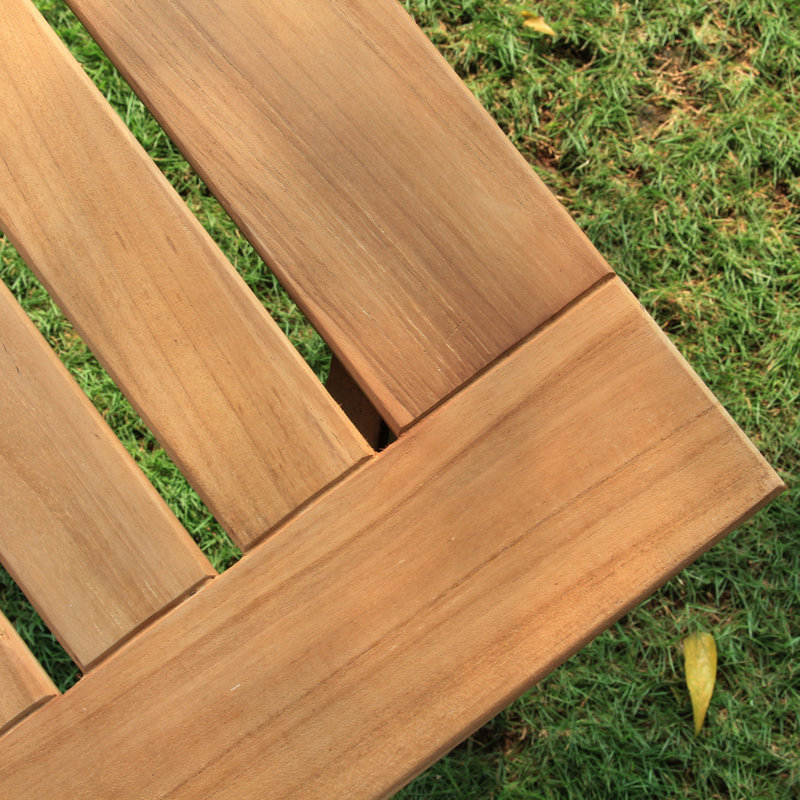 Table basse en teck Summerton, Naturel