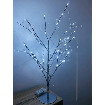 48 Pre-lit Jewelled Twig Tree Lighted Trees & Branches