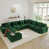 Velours côtelé vert
