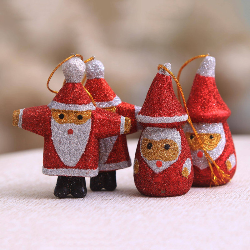 3.9'' Wood Hanging Figurine Ornament