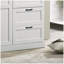Armoire penderie 40 po avec 2 tiroirs et barre de suspension Aubree