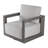 Newport Powder-Coated Aluminum Patio Swivel Chair with Sunbrella® Cushions, Commercial Grade-126536319-126536321