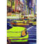Urban Sketch Taxi by Lana Greben - Wrapped Canvas Painting-20661646