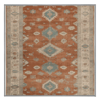 Machine Washable Overdyed Gray Area Rug