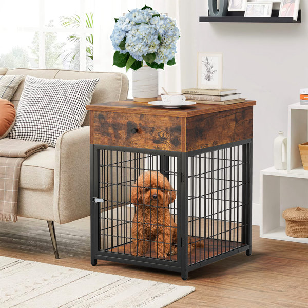 Tucker Murphy Pet™ Furniture Dog Crates With Drawer | Wayfair