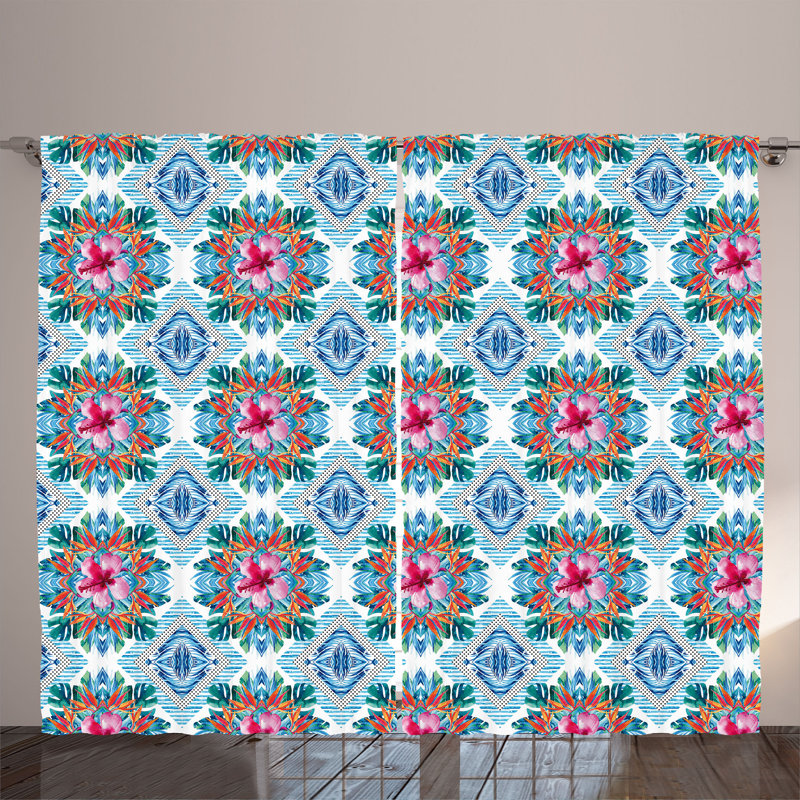 Semi Sheer Curtain Pair