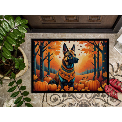 Tapis d'intérieur ou d'extérieur belge Malinois